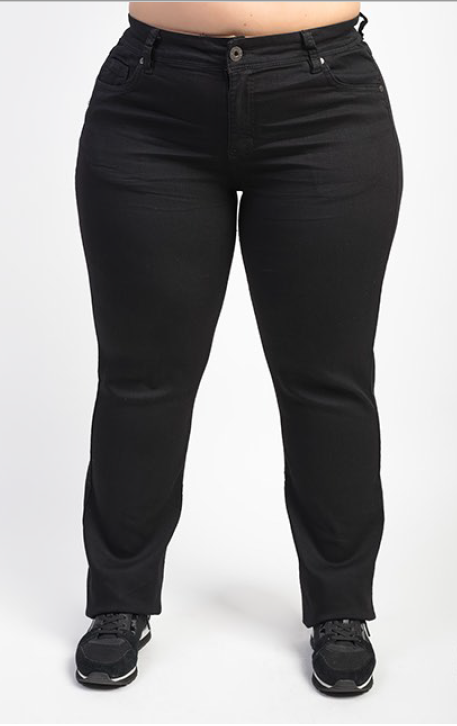 Desires Pantalón Mujer Denim Florence Negro Desgastado