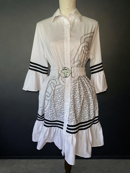 Vestido blanco cadena Tatu