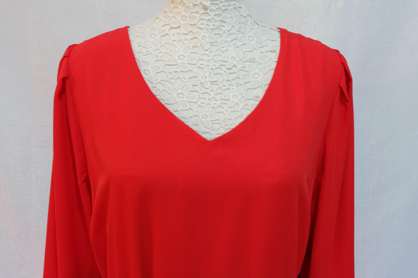 Vestido mujer rojo corto