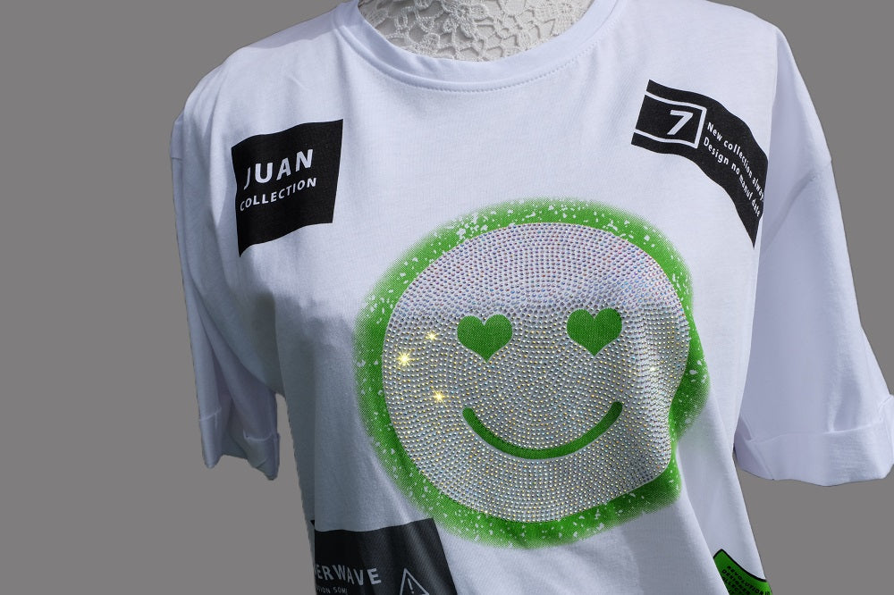 Camiseta blanca smile