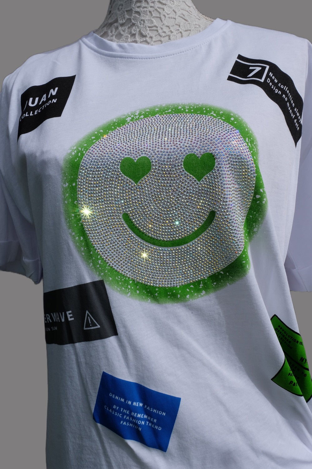 Camiseta blanca smile