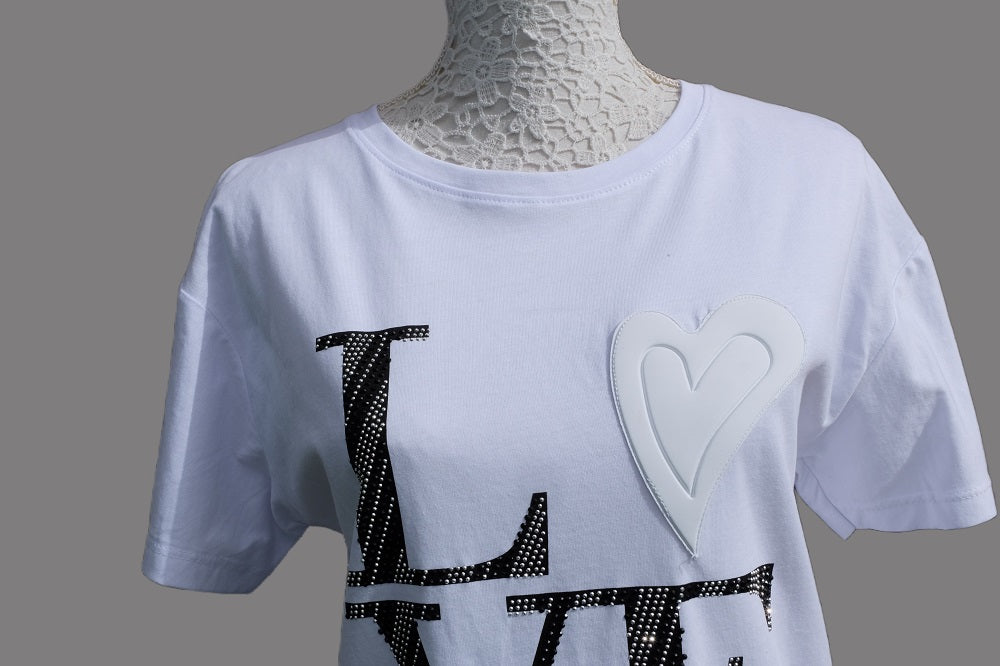 Camiseta blanca LOVE