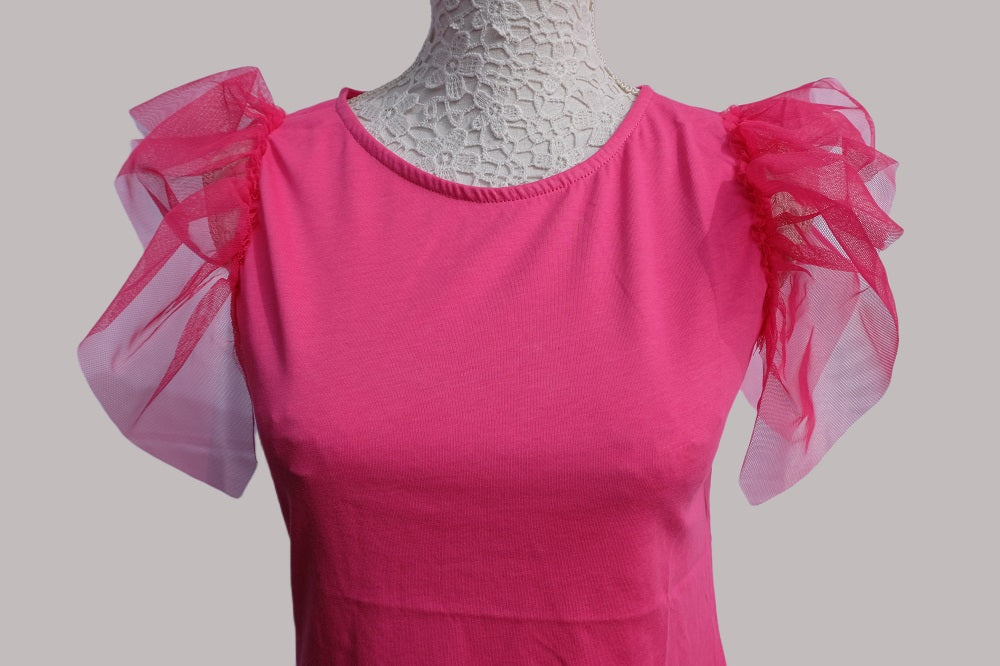 Camiseta Foxcroft Fucsia