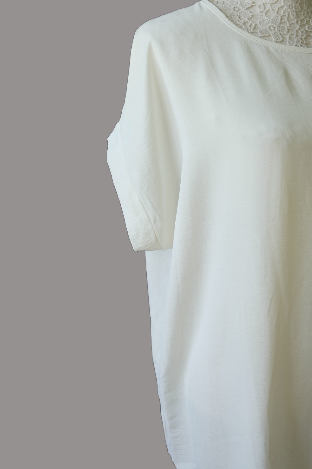 Blusa over size blanca